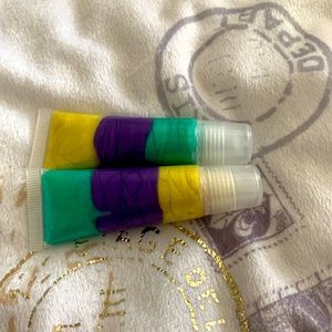 Mardi Gras lipgloss set